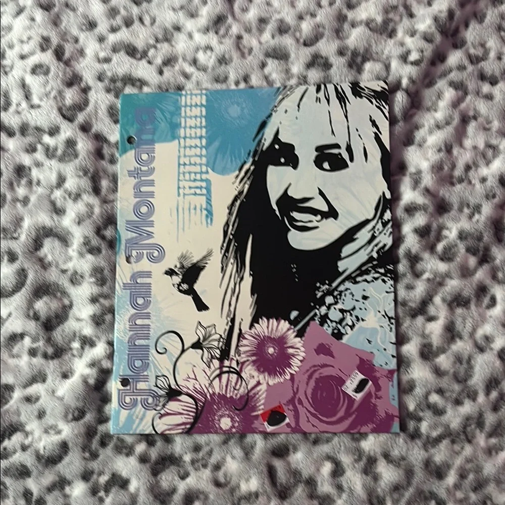 Disney Hannah Montana Floral Folders - Blue and Purple